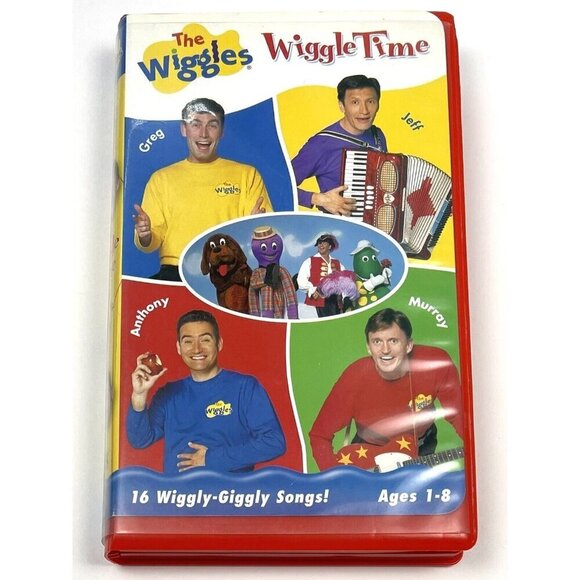 Lot 4 The Wiggles VHS Tapes Wiggly Safari Yummy Yummy Wiggle Time TESTED Work - Picture 2 of 13